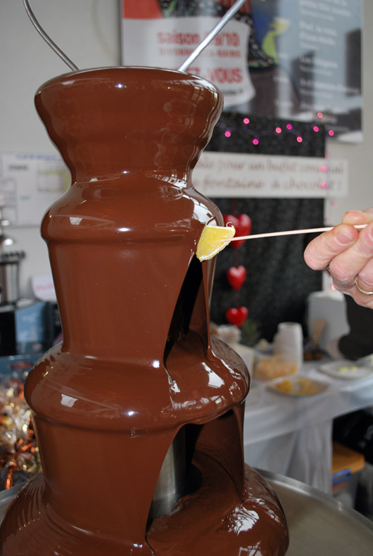 Fontaine de chocolat